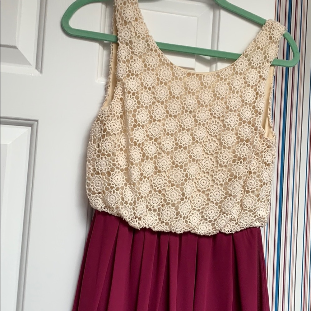 Francescas dress with floral crochet top detail - Picture 4 of 4